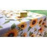 Rechteckige Tischdecke aus Baumwolle im SONNENBLUMEN-Design. In allen Größen erhältlich. HERGESTELLT IN ITALIEN!!!!!