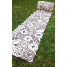 Teppich als Meterware MAIOLICA Design DIGITALDRUCK aus wasserabweisendem nautischem Stoff. 0,11 Cent pro Meter. HERGESTELLT IN