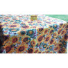 100% Water Repellent Stain Resistant Tablecloth, SUNFLOWERS AND COLORED FLOWERS Design... In All Sizes...NO IRONING!!!!