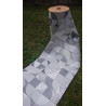 Tappeto a Metro Disegno GEOMETRICO in Tessuto Idrorepellente Nautico. Antiscivolo..Euro 0,11cent mt..MADE IN ITALY!!