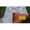Tappeto a Metro Disegno GEOMETRICO in Tessuto Idrorepellente Nautico. Antiscivolo..Euro 0,11cent mt..MADE IN ITALY!!