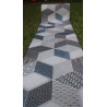 Tapis au mètre CUBE GÉOMÉTRIQUE Design en tissu nautique hydrofuge. Antidérapant..Euro 0,11cent m..FABRIQUÉ EN ITALIE !!