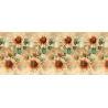 Tappeto a Metro In Stampa Digitale Disegno GIRASOLE in Tessuto Idrorepellente Nautico..Euro 0,11cent mt..MADE IN ITALY!!