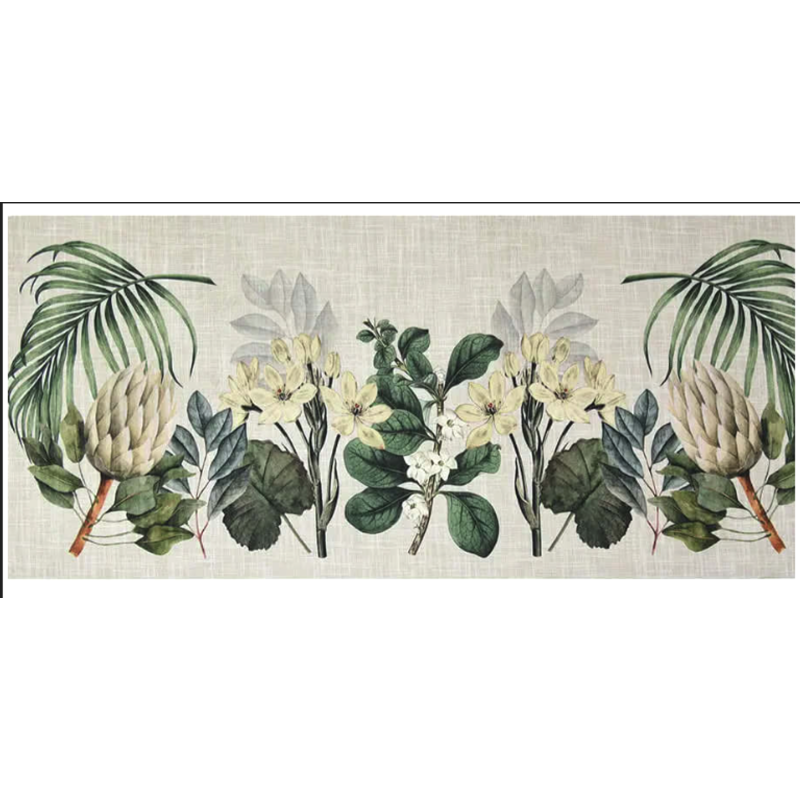 Tappeto Disegno CACTUS in Tessuto Idrorepellente Nautico... Antiscivolo..In Tutte Le Misure..MADE IN ITALY!!