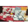 copy of Complete double bed - HALF SQUARE COLORED ROSE pattern..100% Cotton HYPERCALLE ...MADE IN ITALY!!!..