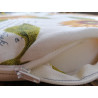 Coprisedia Rotondo Sfoderabile Con 2 Lacci...Misura 40x40...Disegno GIRASOLI... MADE IN ITALY 100% COTONE...!!!