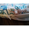 Rectangular Cotton Tablecloth MAIOLICA Pattern In All Sizes 100% Cotton.... MADE IN ITALY!!!!!