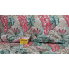 copy of Complete double bed - HALF SQUARE COLORED ROSE pattern..100% Cotton HYPERCALLE ...MADE IN ITALY!!!..