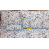 copy of Complete double bed - HALF SQUARE COLORED ROSE pattern..100% Cotton HYPERCALLE ...MADE IN ITALY!!!..