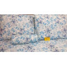 copy of Complete double bed - HALF SQUARE COLORED ROSE pattern..100% Cotton HYPERCALLE ...MADE IN ITALY!!!..