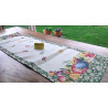 Striscia Runner Con disegni Pasquali Disegno UOVA COLORATE ..Misura:45x140..In Cotone Gobelin..Made In Italy!