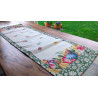 Striscia Runner Con disegni Pasquali Disegno UOVA COLORATE ..Misura:45x140..In Cotone Gobelin..Made In Italy!