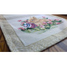 Striscia Runner Con disegni Pasquali Fantasia CONIGLIETTI ..Misura:45x140..In Cotone Gobelin..Made In Italy!