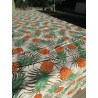 Nappe rectangulaire mesurant 140x180 motif PALM 100% coton. FABRIQUÉ EN ITALIE