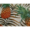 Rectangular tablecloth measuring 140x180 PALM design 100% cotton. MADE IN ITALY