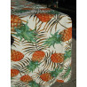 Nappe rectangulaire mesurant 140x180 motif PALM 100% coton. FABRIQUÉ EN ITALIE