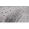 Completo Letto Matrimoniale Disegno ROSELLINE GRIGIO...100% Cotone..MADE IN ITALY!!!