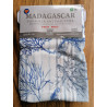 Nappe résistante aux taches Impression numérique BLUE CORAL Design.... 100% hydrofuge.. Toutes les tailles.. PAS DE FER!!!