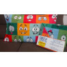 Complete bed or duvet cover with CARTOONS SMILE design...Single..Half square..MADE IN ITALY!!!