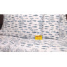 Completo letto Matrimoniale Disegno TROPICALE Stile hawaiana ..100%Cotone  Multicolor-Azzurro-Beige.....MADE IN ITALY!!!..