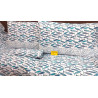 Double bed set and bedspread with COLORFUL FISH design..100% Cotton...MADE IN ITALY!!!..