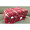 Coperta Matrimoniale Plaid In Morbida Microfibra Super Calda Disegno TARTAN COLORATO..Retro Agnellato..Adatto Per Copridivani
