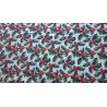 Tovaglia Antimacchia 100% Idrorepellente Disegno NATALE Con AGRIFOGLIO E BACCHE ROSSE ..In Tutte Le Misure ...NO STIRO!!!