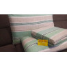 Parure de lit double en 100% flanelle avec motif BOW BLEU CLAIR....Tailles Maxi !!!!!