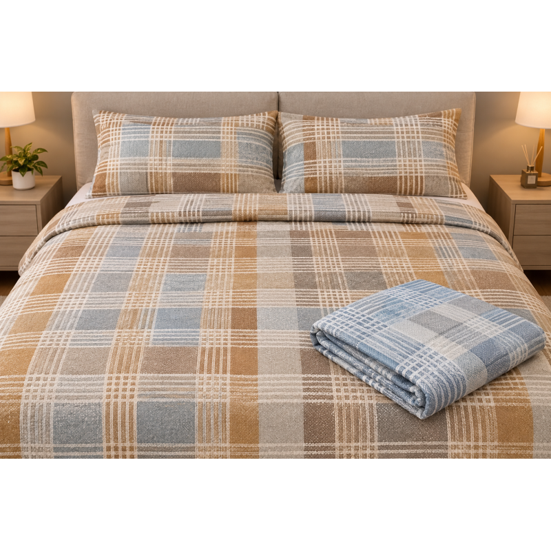 Bed Set in 100% Flannel Constellation Design....Double and Half Square..MAXI SIZES!!!!!