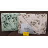 Double bed set in 100% flannel GEOMETRIC pattern..GREY-PINK-LIGHT BLUE..MAXI SIZES!!!!!