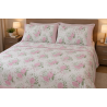 Completo Letto Matrimoniale in 100% Flanella Fantasia ROSE E FIORI COLORATI ..MISURE MAXI....!!