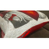 Housses d'oreiller en design d'impression numérique CHRISTMAS ELF GNOMES Taille : 50x50... 100 % coton filé en Lurex...